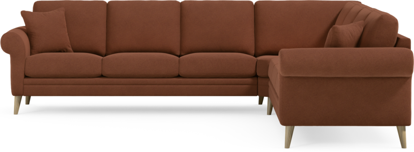 Eden - Hörnsoffa, 3+3-sits - Orange