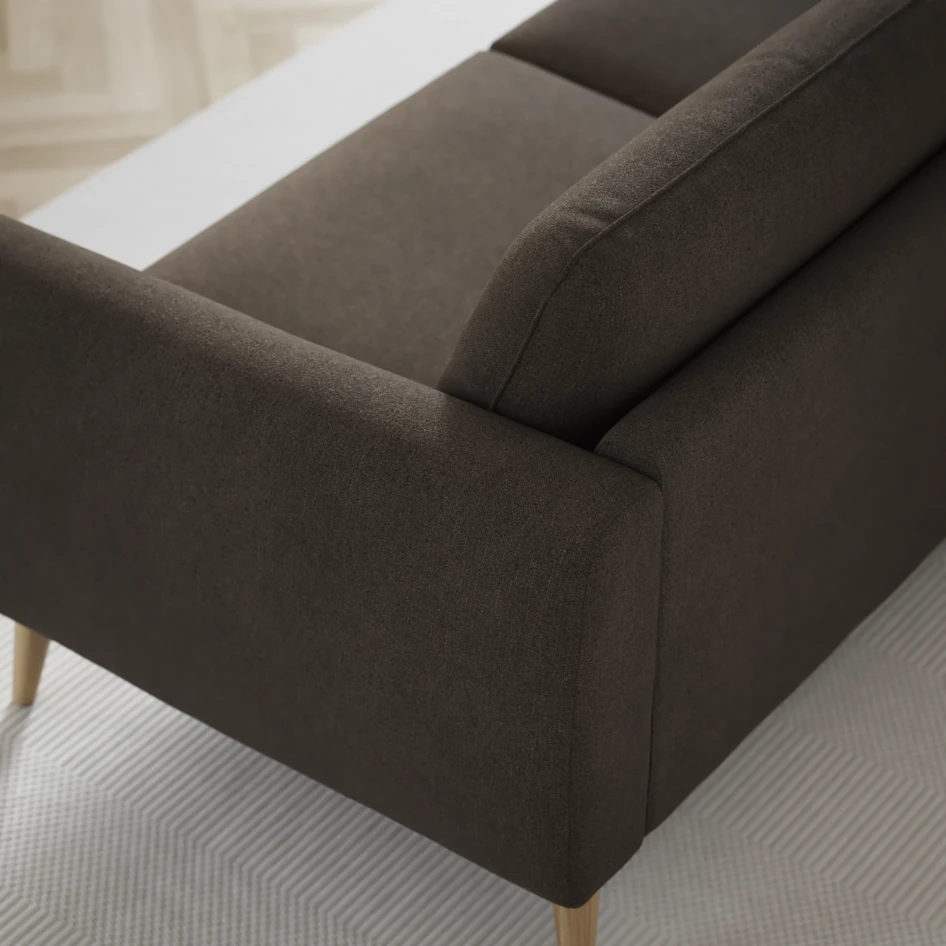 Bridge - 4-sits soffa - Brun