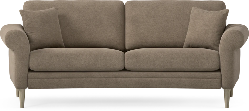 Eden - 2,5-sits soffa svängd - Brun