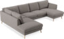Madison Lux - 2-sits soffa med divan vänster och schäslong höger - Beige