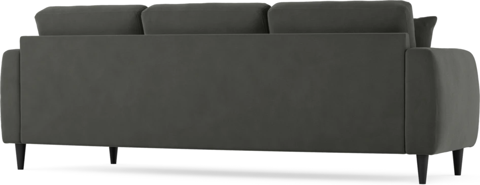 Eden - 3-sits soffa svängd - Grå