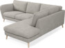Madison - 2-sits soffa med divan höger - Vit