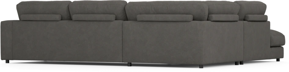 Noma - 3-sits soffa med divan vänster - Brun