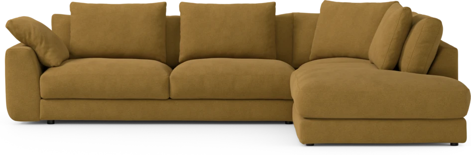 Amie - 3-sits med divan höger - Orange