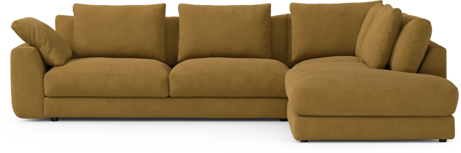 Amie - 3-sits med divan höger - Orange