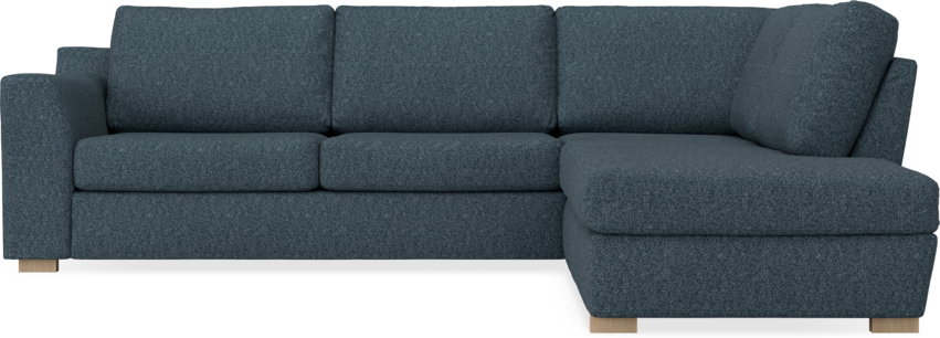 Friday - 2,5-sits soffa med divan höger - Blå