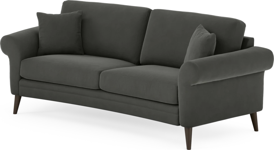 Eden - 2,5-sits soffa svängd - Grå