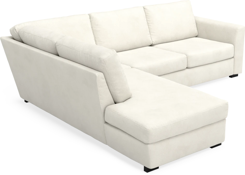Friday - 2,5-sits soffa med divan vänster - Vit