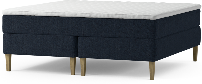 Delux Exclusive - Kontinentalsäng, dubbelsäng med bäddmadrass och sängben