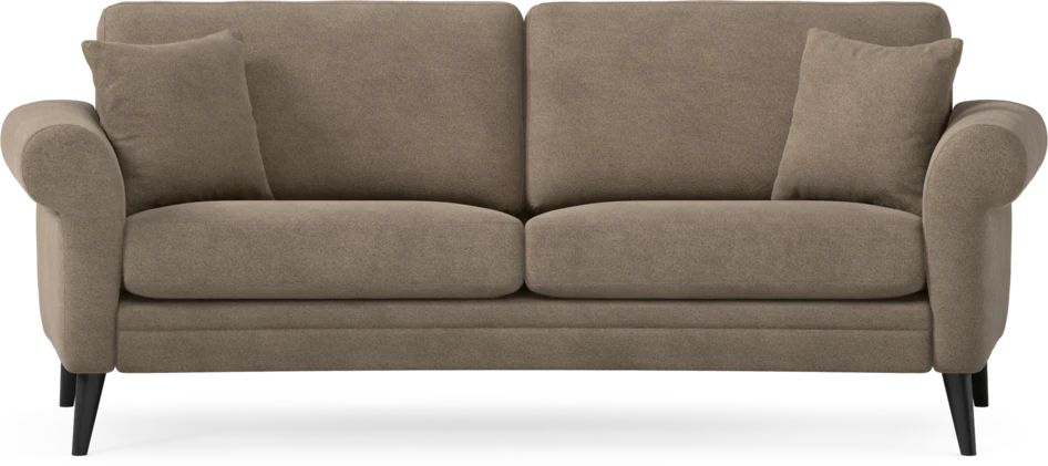 Eden - 2,5-sits soffa svängd - Brun