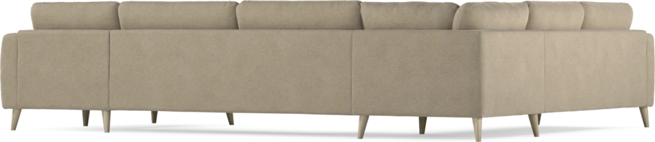 Bridge - Hörnsoffa, 2+3-sits med schäslong höger - Beige