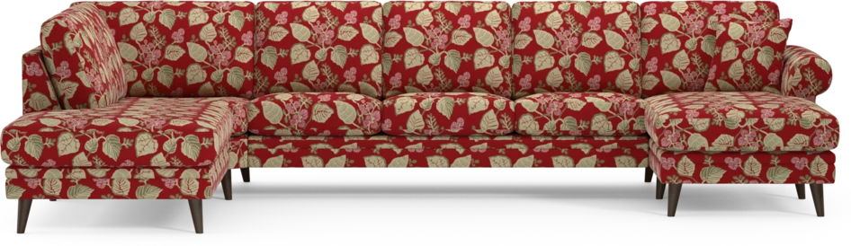 Eden - 3-sits soffa med divan vänster och schäslong höger - Flerfärgad