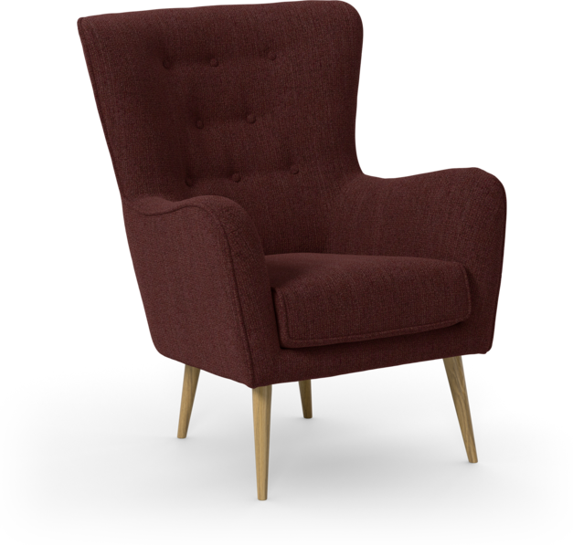 Cordelia - Fåtölj - Röd