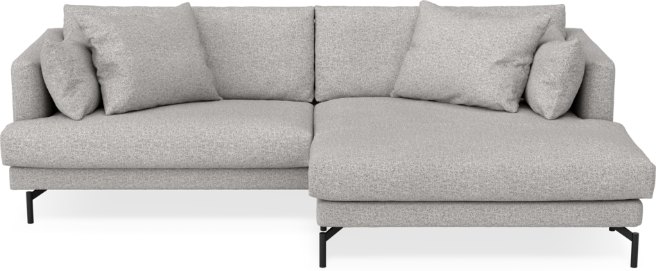 Harper - 4-sits med schäslong XL höger - Vit