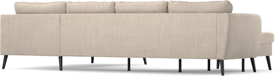 County - 3-sits soffa med schäslong vänster och divan höger - Beige