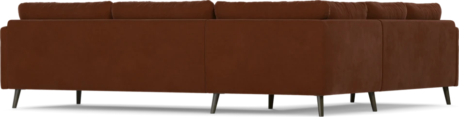 Madison Lux - Hörnsoffa 2+3-sits, hörn 1 - Orange