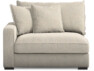 Rossi - 1,5-sits med armstöd höger - Beige