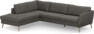 County - 2,5-sits soffa med divan vänster - Brun
