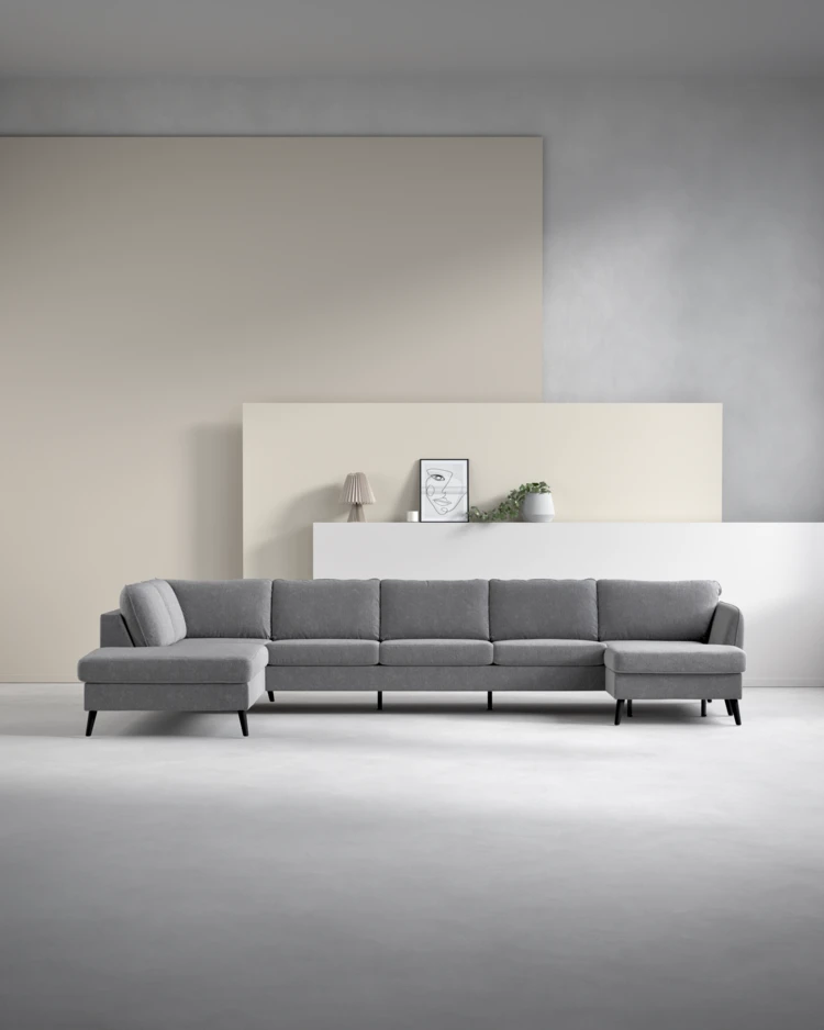 County - 4-sits soffa med divan vänster och schäslong höger - inspiration
