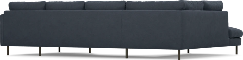 Madison - 2-sits soffa med divan vänster och schäslong höger - Blå