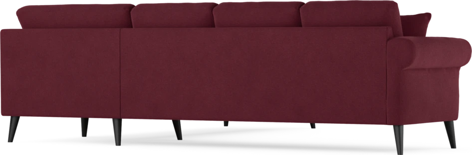 Eden - Hörnsoffa, 3+3-sits - Röd
