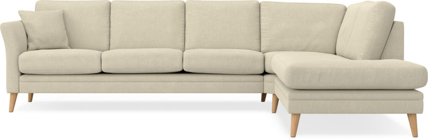 Eden - 3-sits soffa med divan - Beige