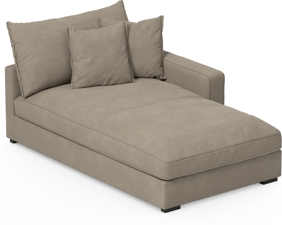 Rossi - Schäslong höger - Beige