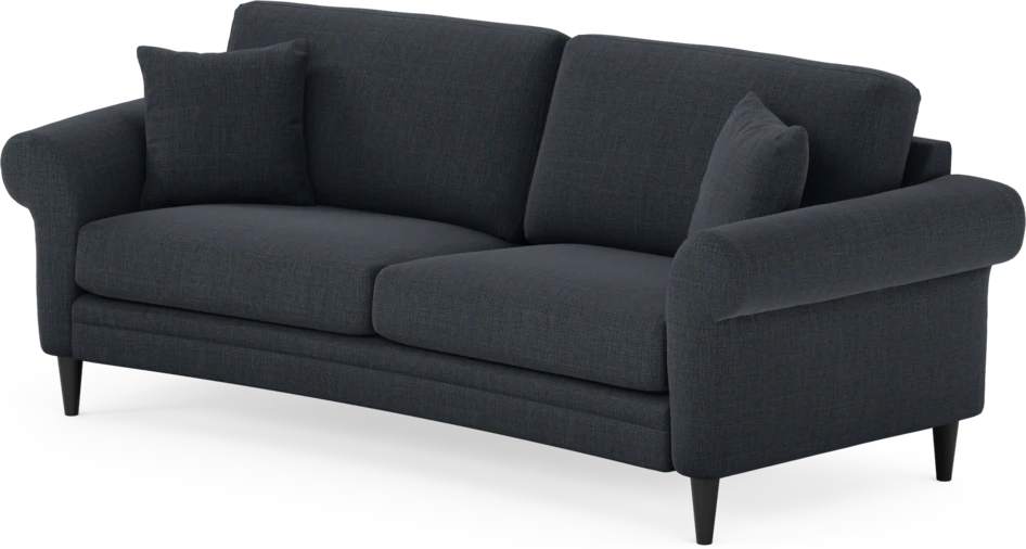 Eden - 2,5-sits soffa svängd - Blå