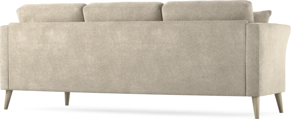 Eden - 3-sits soffa svängd - Beige