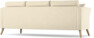 Eden - 3-sits svängd - Beige