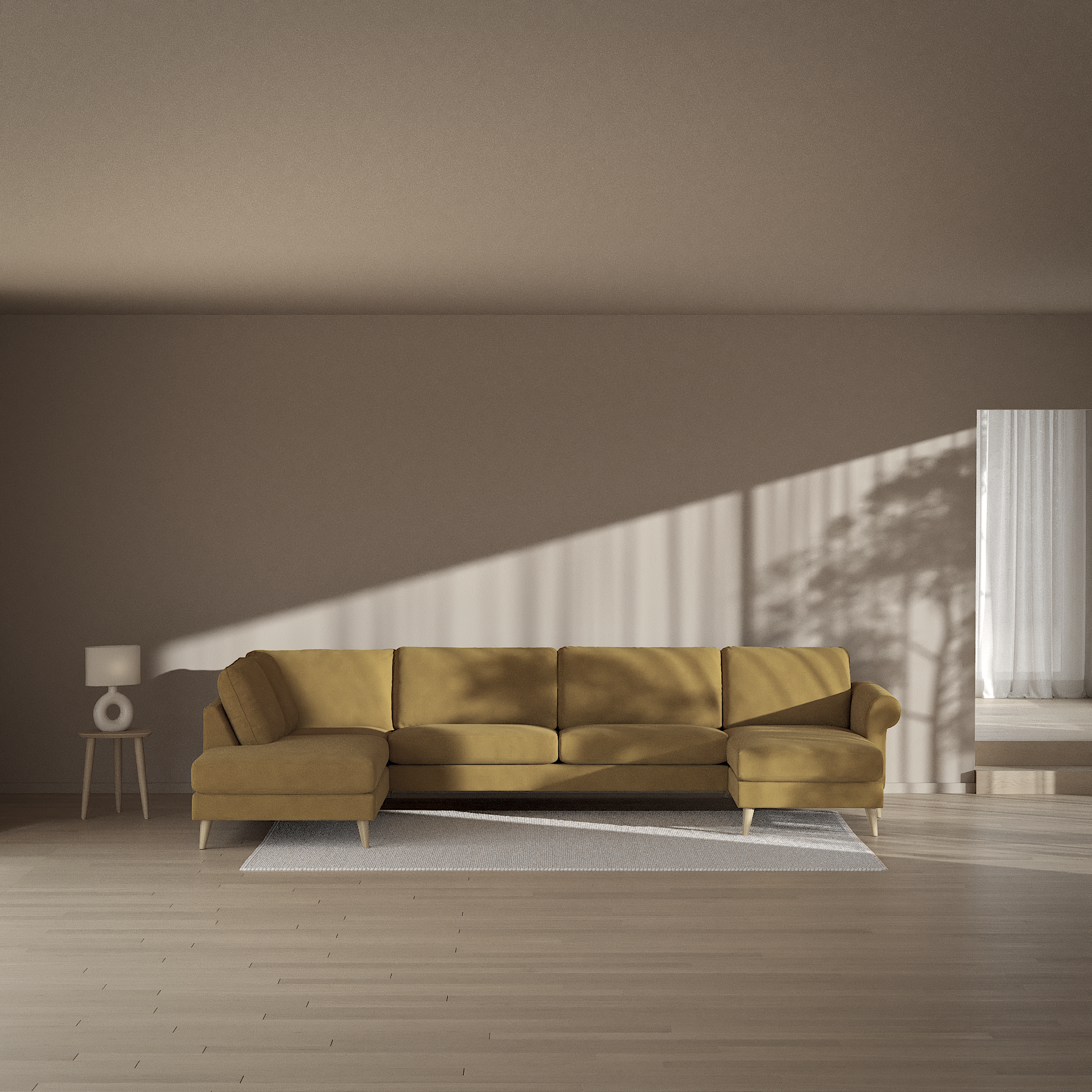 Bridge - 3-sits soffa med divan vänster och schäslong höger - inspiration