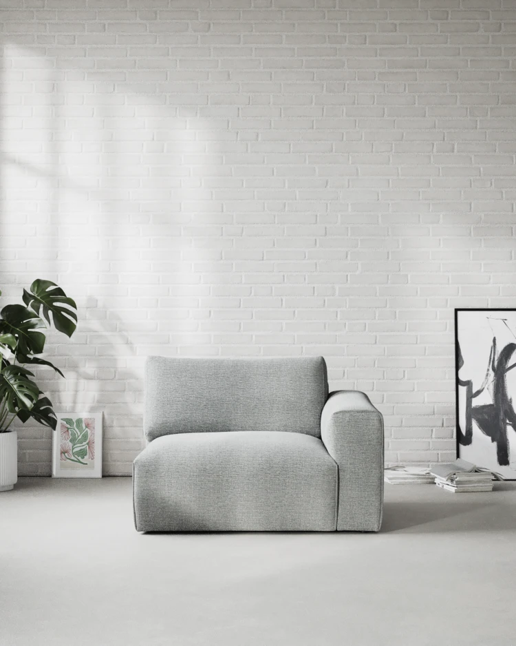 Free - 1,5-sits med armstöd höger - inspiration