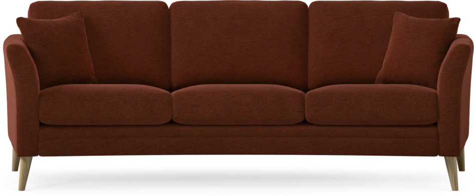Eden - 3-sits soffa svängd - Orange