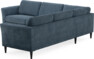 Bridge - Hörnsoffa, 2+2-sits - Blå