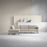 County - 2,5-sits soffa med divan vänster - Beige
