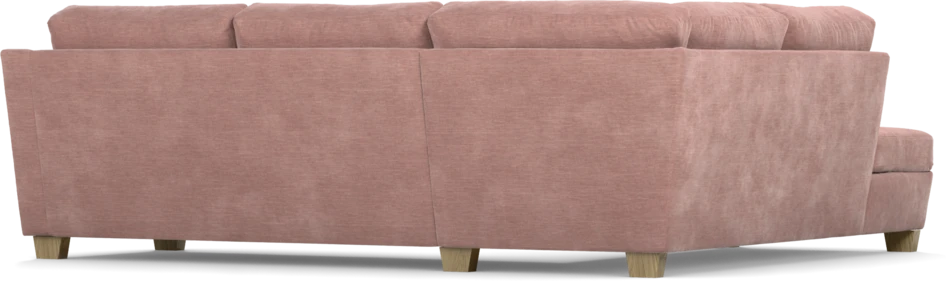 Friday - 2,5-sits soffa med divan vänster - Rosa