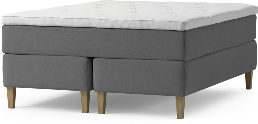 Delux Dream - Kontinentalsäng, dubbelsäng med bäddmadrass och sängben