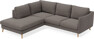 Madison - 2-sits soffa med divan vänster - Brun