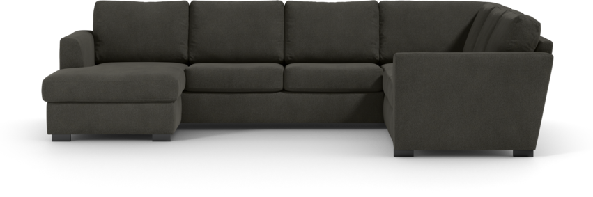 Friday - Hörnsoffa, 3+2-sits med schäslong vänster - Grå