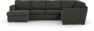 Friday - Hörnsoffa, 3+2-sits med schäslong vänster - Grå