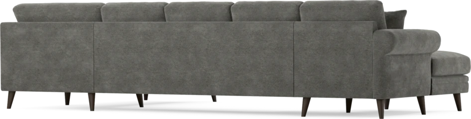 Eden - 3-sits soffa med schäslong vänster och divan höger - Grå