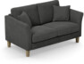 Eden - 2-sits soffa - Svart