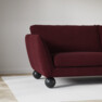 Madison Lux - 2-sits soffa med divan höger - Röd