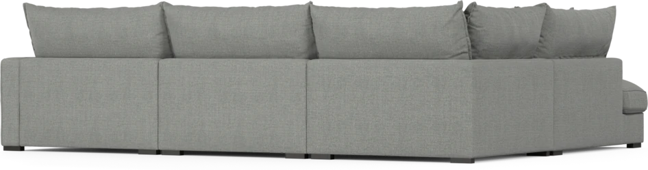 Rossi - 3-sits soffa med divan vänster - Grå