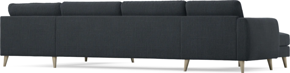 Bridge - 3-sits soffa med schäslong vänster och divan höger - Blå