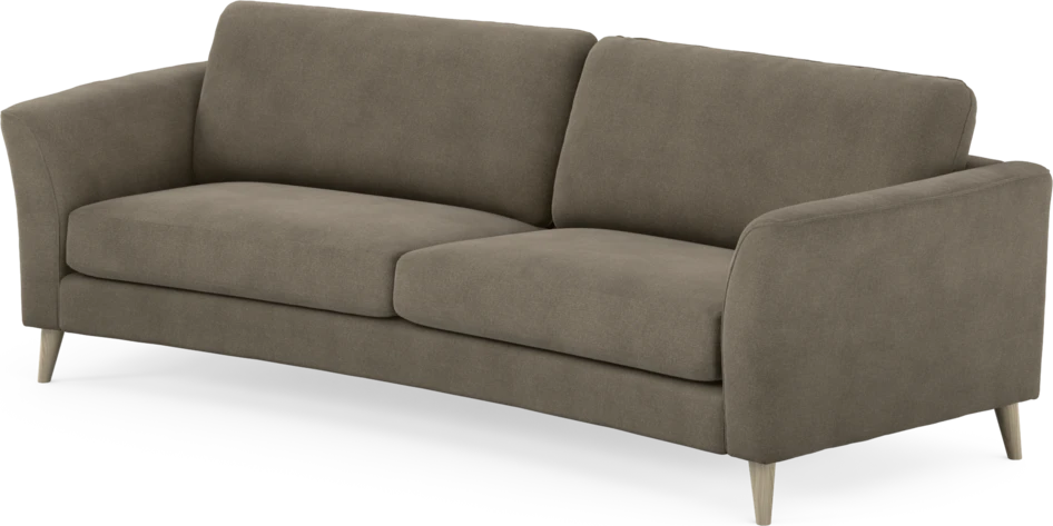 Bridge - 3-sits soffa svängd - Beige