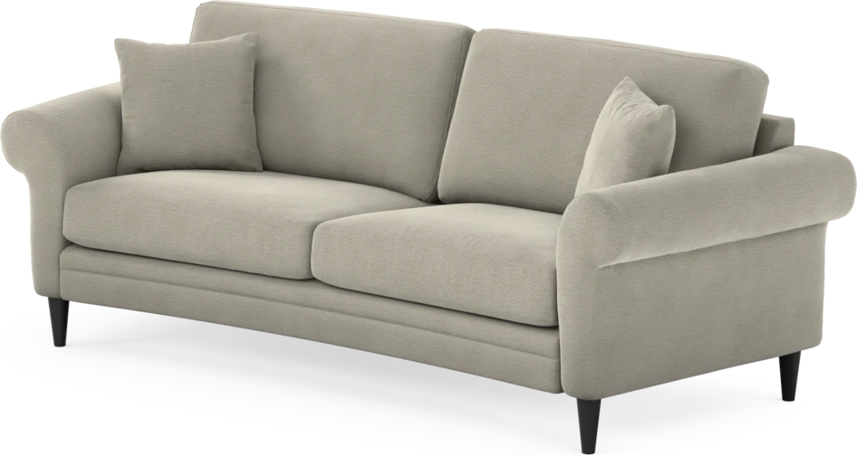 Eden - 2,5-sits soffa svängd - Brun