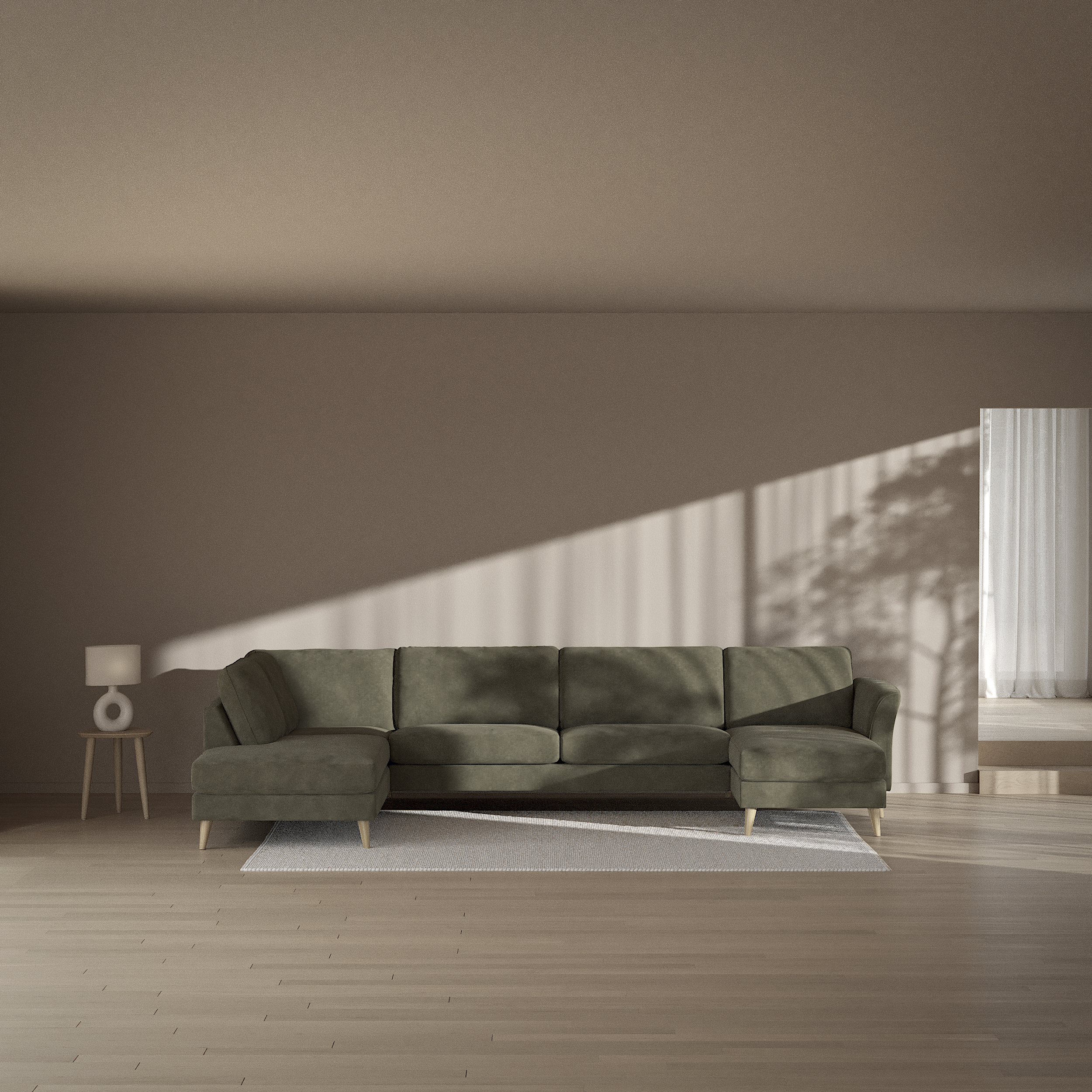 Bridge - 3-sits soffa med divan vänster och schäslong höger - inspiration