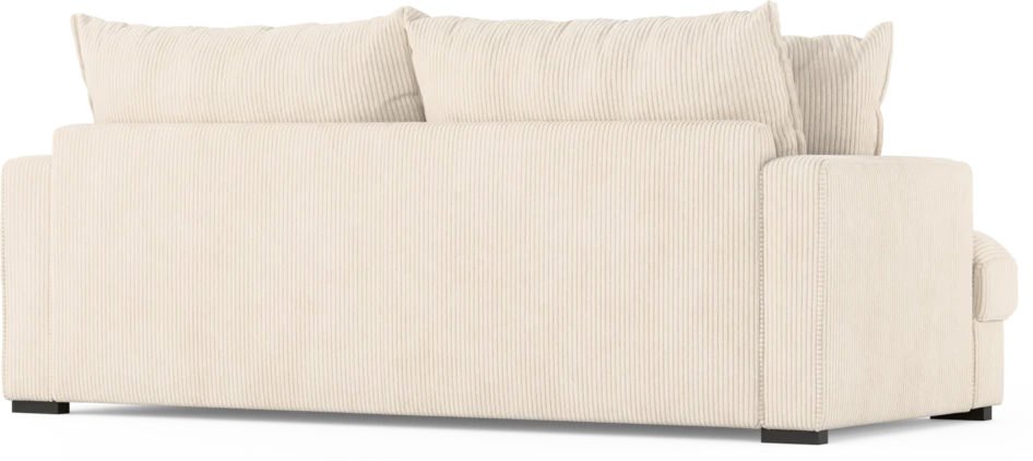 Mila - 3-sits soffa, hel dyna - Vit