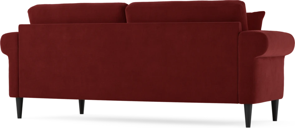 Eden - 2,5-sits soffa svängd - Röd